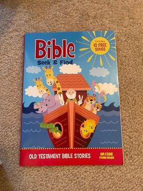 Bible Seek & Find - Blue Kids Activity Book